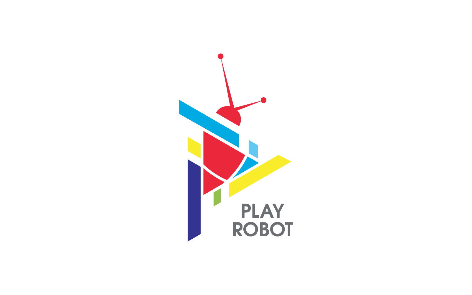 Vorlage für die Illustration des TV-Logos, Vektorgrafik mit flachem Design
