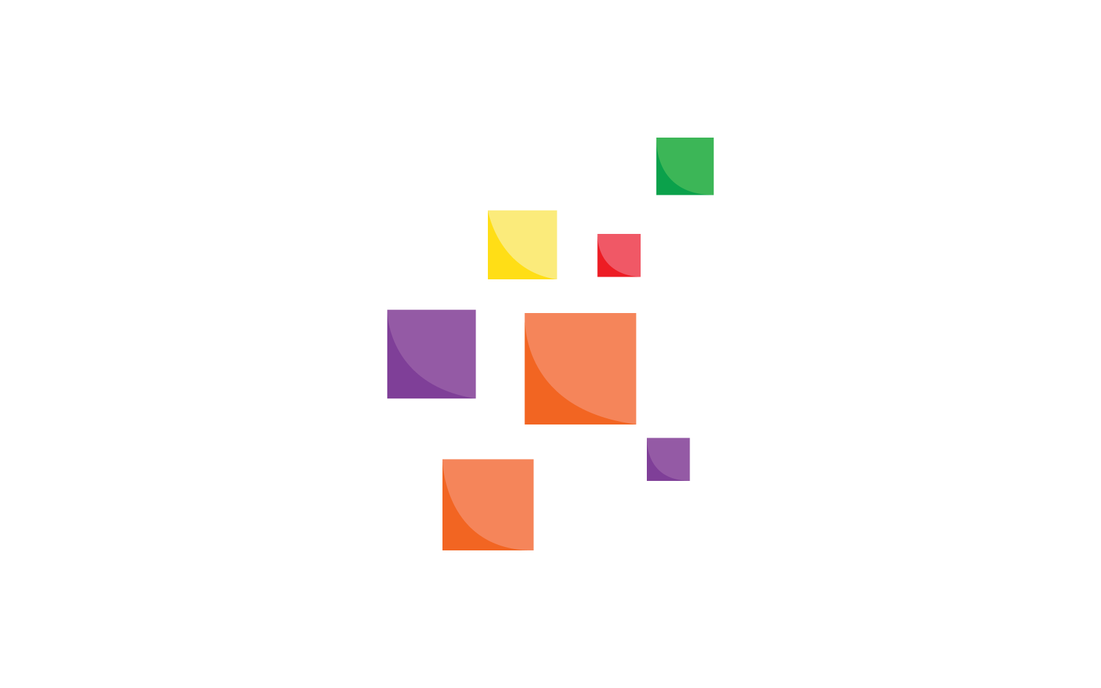 Pixelquadrat-Logo-Illustrationsvektordesign