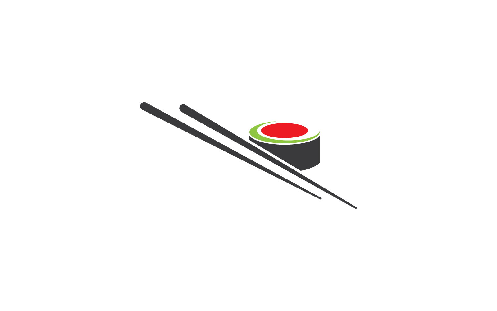 Sushi modern restaurant logo design