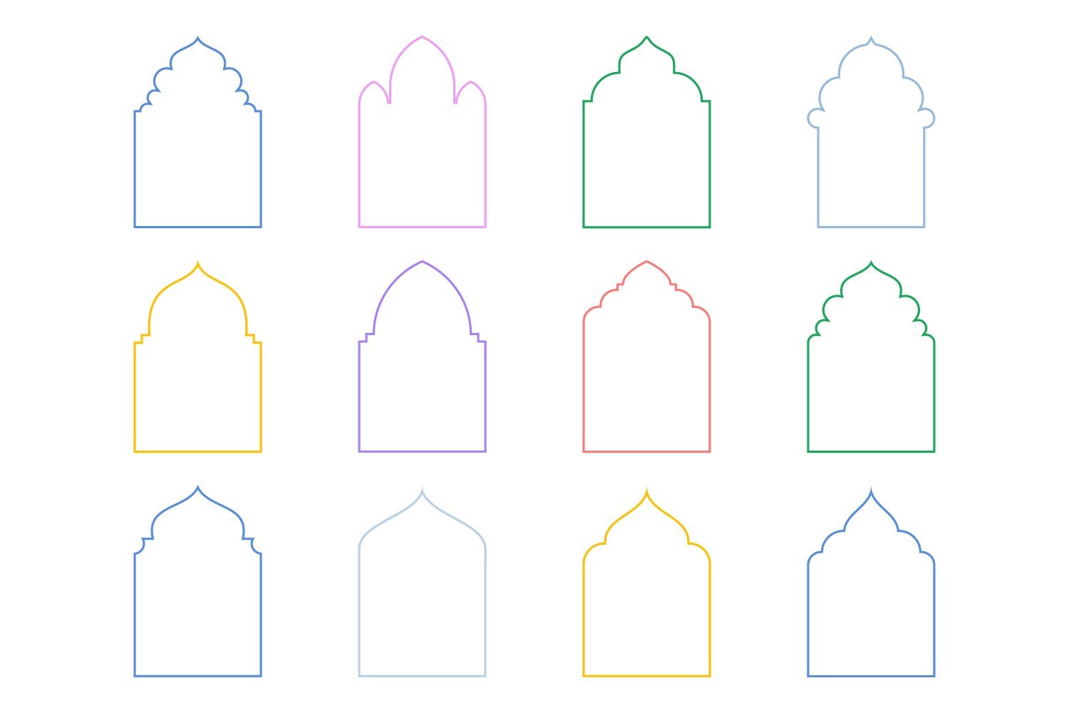Kit Graphique #406558 Islamique Emblme Divers Modles Web - Logo template Preview