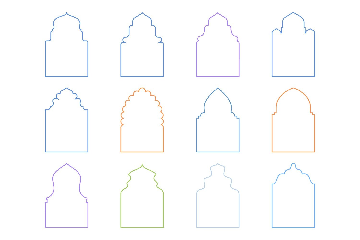 Kit Graphique #406564 Islamique Emblme Divers Modles Web - Logo template Preview