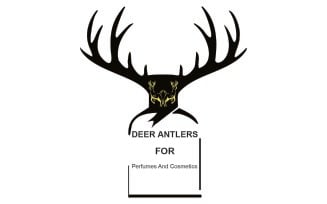 Deer Antlers Logo Templates For Brand Company