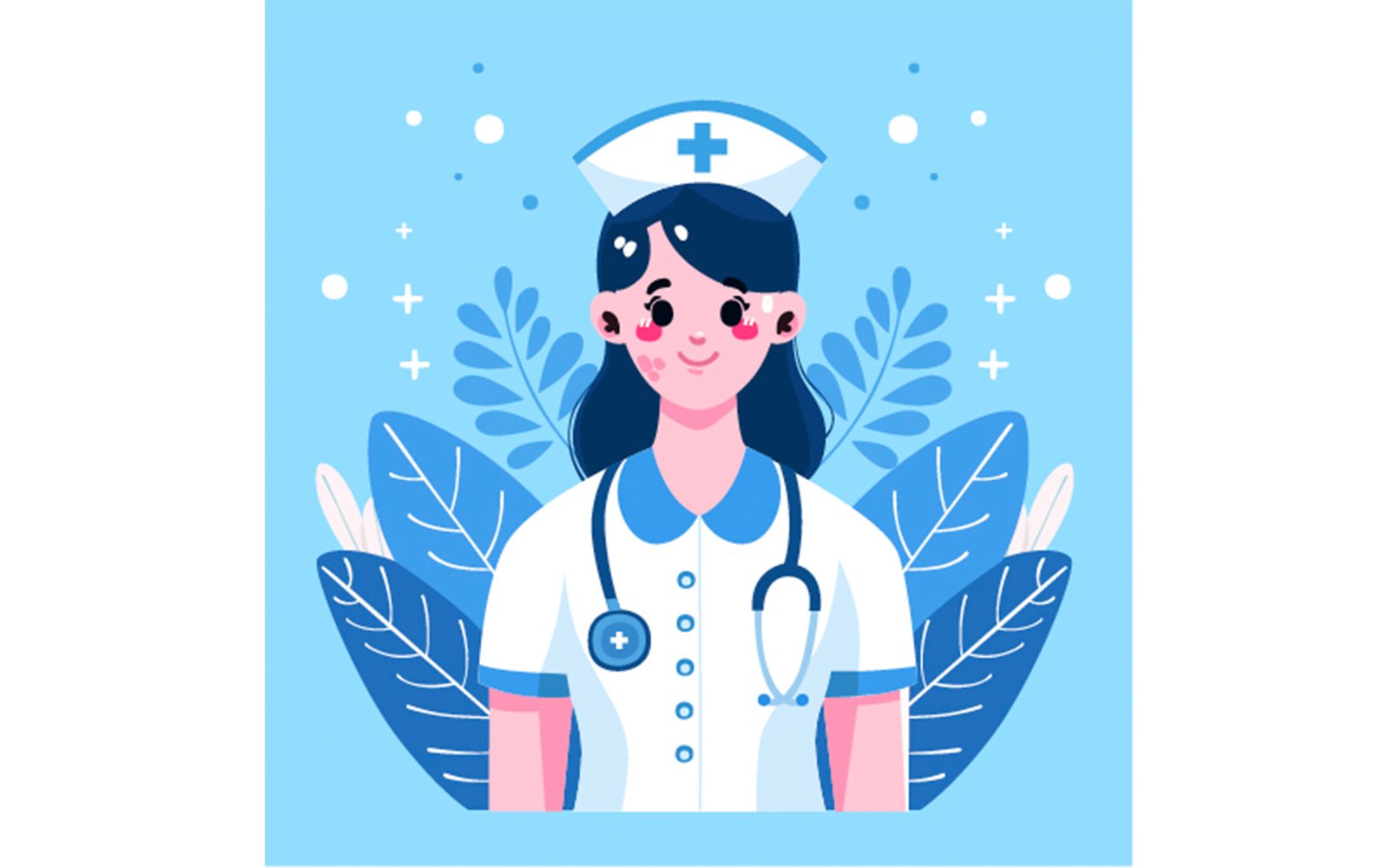 Kit Graphique #406677 Cartoon Nurses Divers Modles Web - Logo template Preview