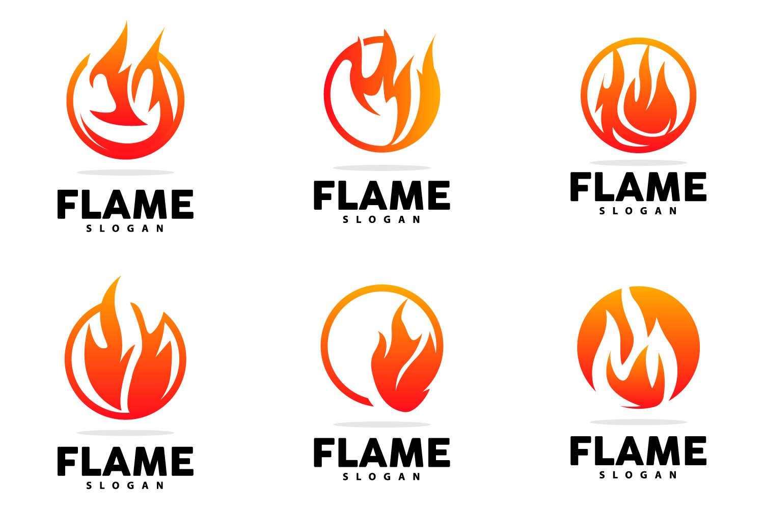 Kit Graphique #406689 Fire Logo Divers Modles Web - Logo template Preview