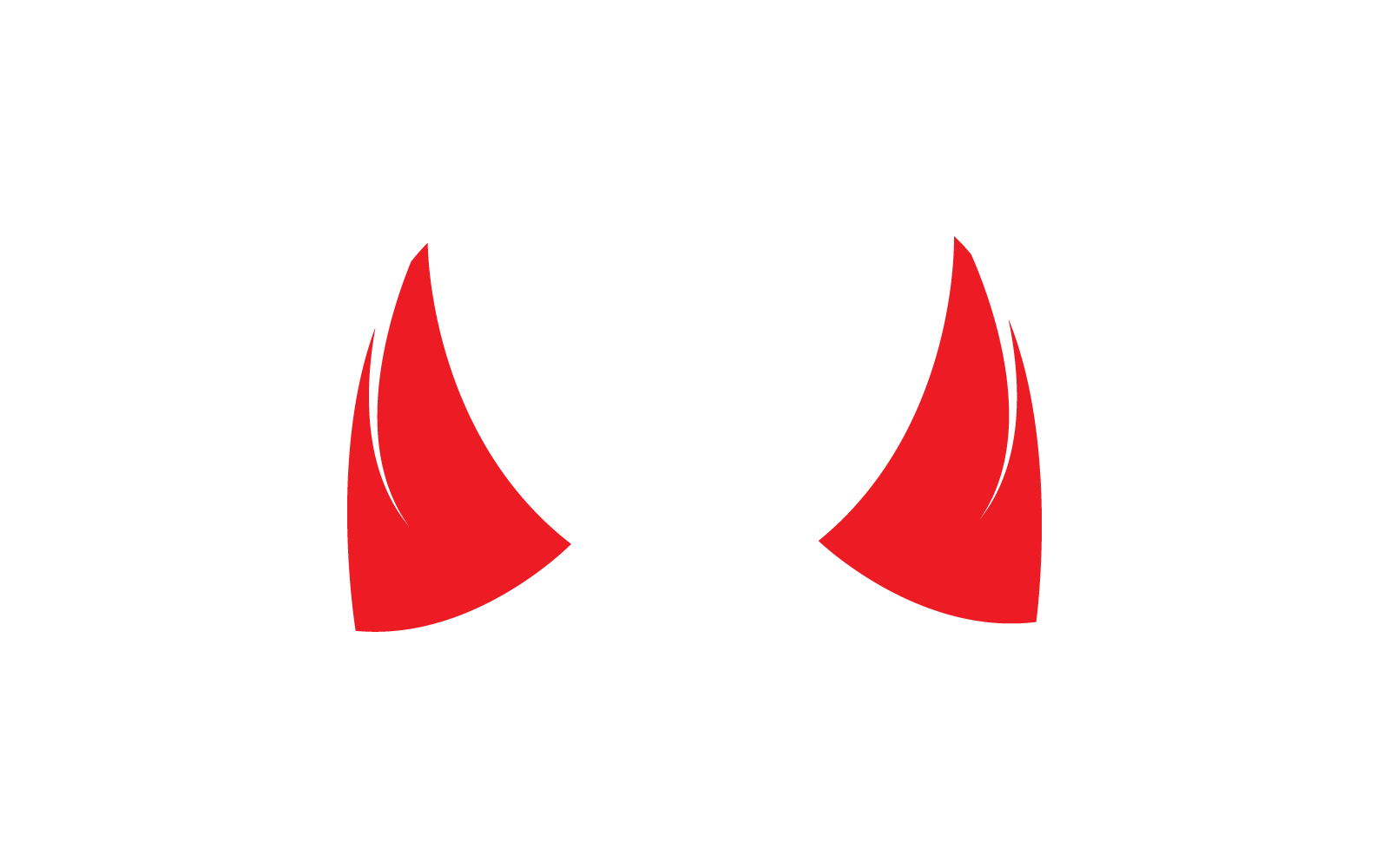 Devil illustration logo vector template