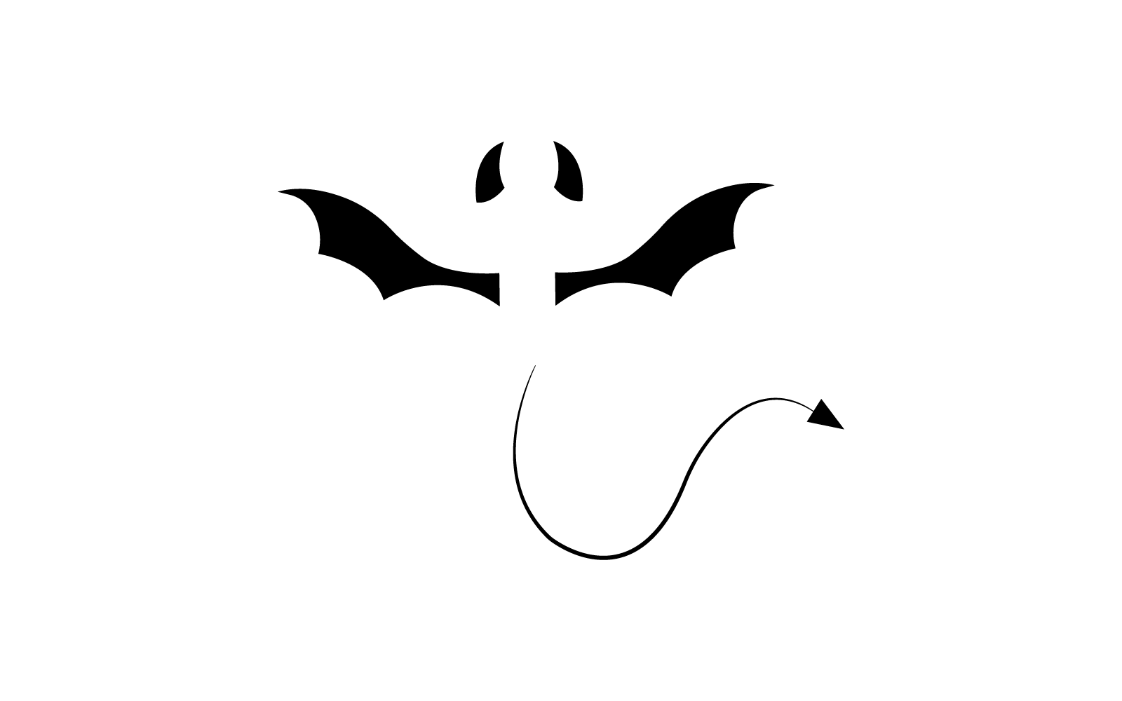 Devil logo icon illustration vector template