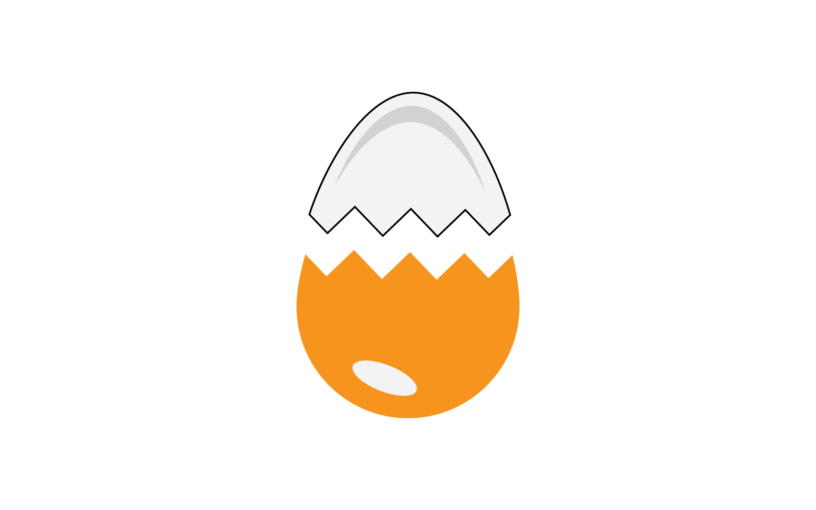 Egg illustration design vector template Logo Template