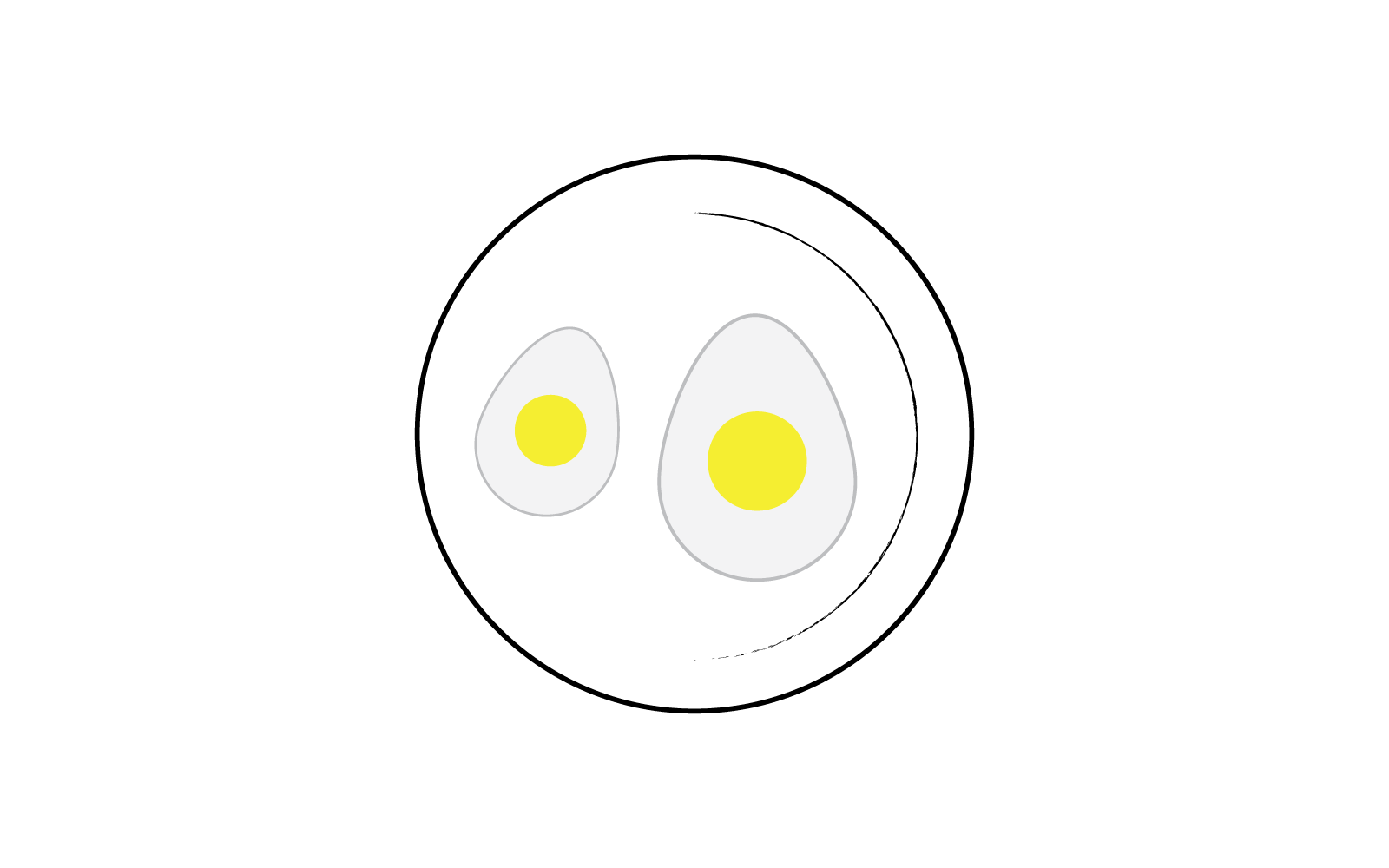 Egg illustration icon vector flat design