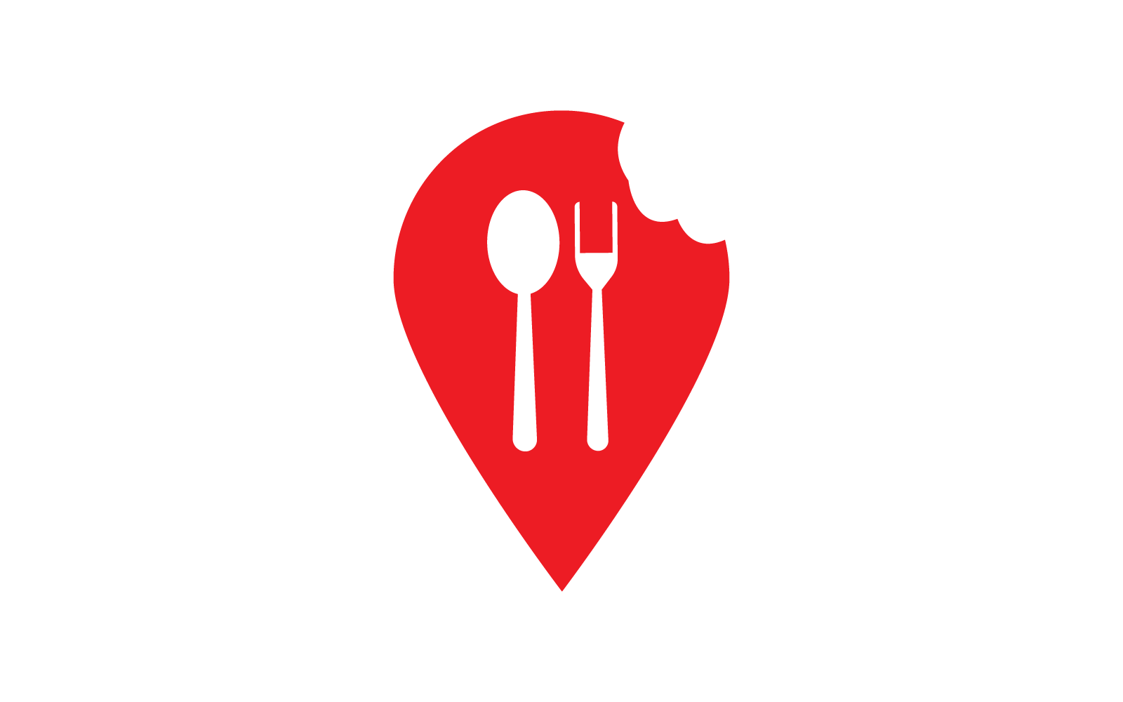 Modèle vectoriel de logo de conception de fourchette et de cuillère