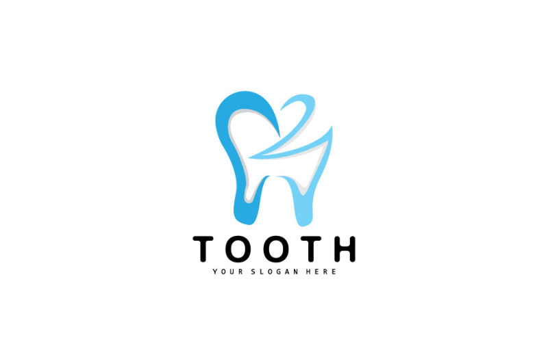 Tooth logo Dental Health Vector V2 Logo Template