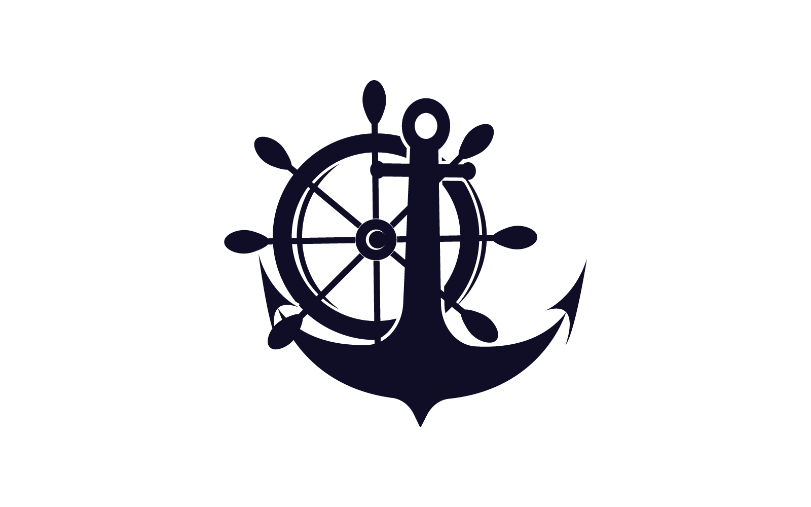 Anchor Logo icon vector illustration