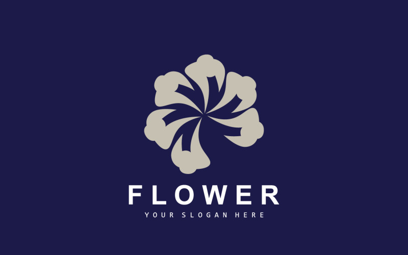 Flower Logo Ornamental Plant Design Plant VectorV10 Logo Template