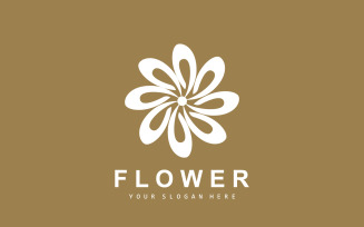 Flower Logo Ornamental Plant Design Plant VectorV2