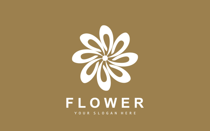 Flower Logo Ornamental Plant Design Plant VectorV2 Logo Template