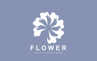 Flower Logo Ornamental Plant Design Plant VectorV3