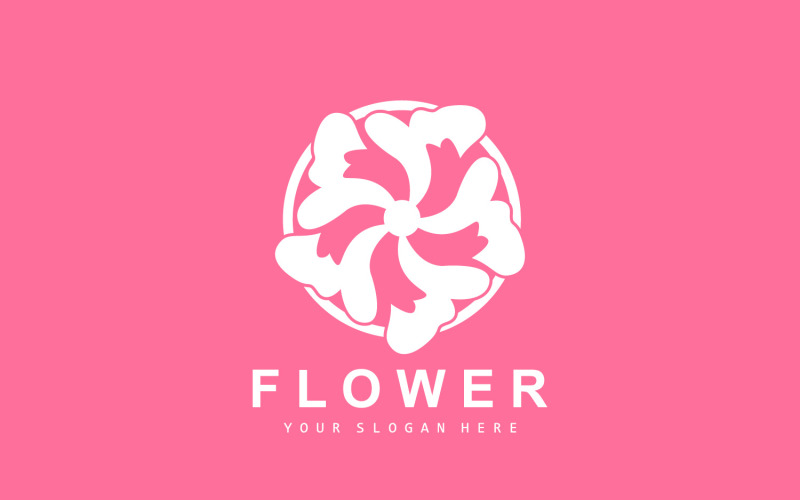 Flower Logo Ornamental Plant Design Plant VectorV7 Logo Template