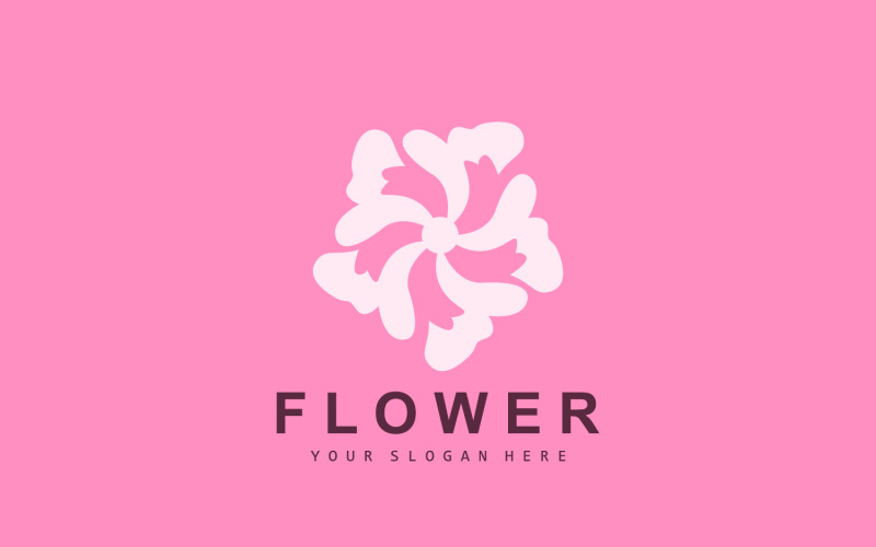Flower Logo Ornamental Plant Design Plant VectorV9 Logo Template