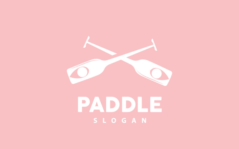 Paddle Logo Boat Design Vector Illustration DesignV10 Logo Template