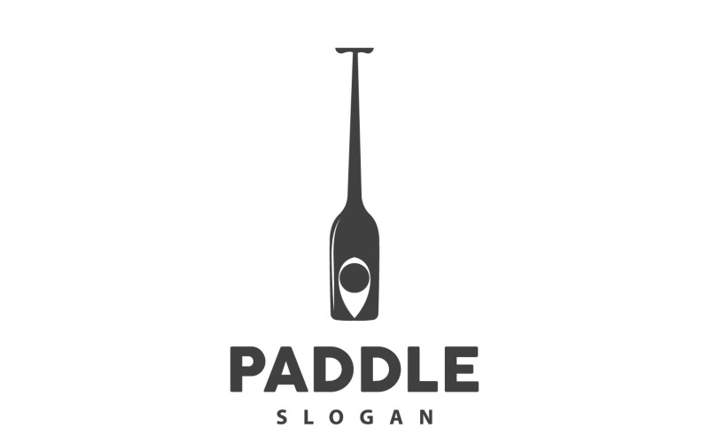Paddle Logo Boat Design Vector Illustration DesignV11 Logo Template