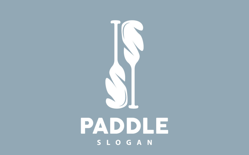 Paddle Logo Boat Design Vector Illustration DesignV13 Logo Template