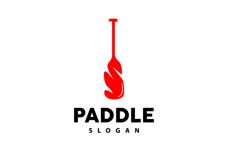 Paddle Logo Boat Design Vector Illustration DesignV14 Logo Template