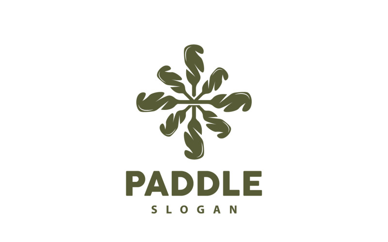 Paddle Logo Boat Design Vector Illustration DesignV15 Logo Template