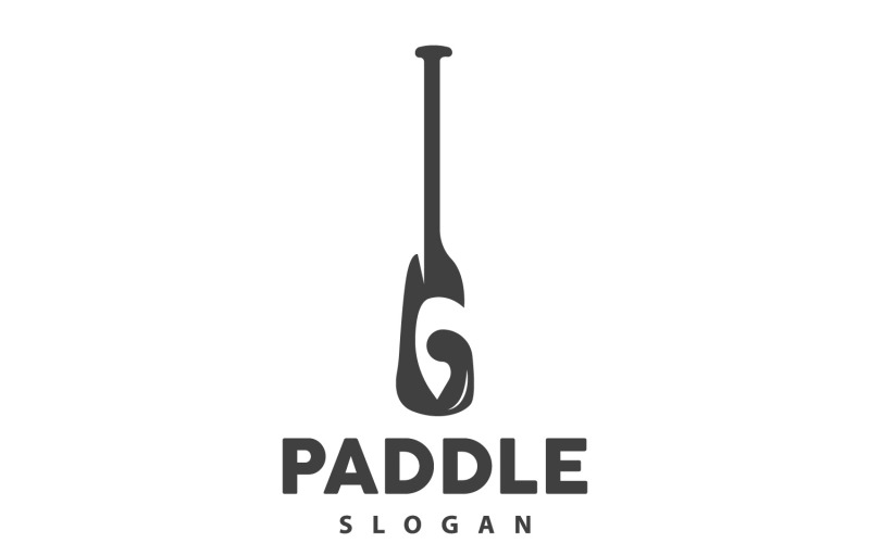 Paddle Logo Boat Design Vector Illustration DesignV16 Logo Template