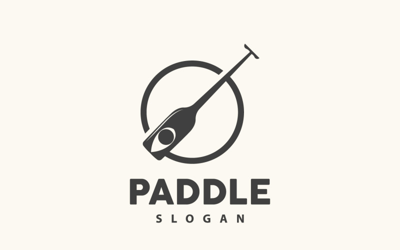 Paddle Logo Boat Design Vector Illustration DesignV20 Logo Template