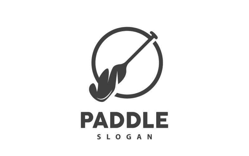 Paddle Logo Boat Design Vector Illustration DesignV21 Logo Template