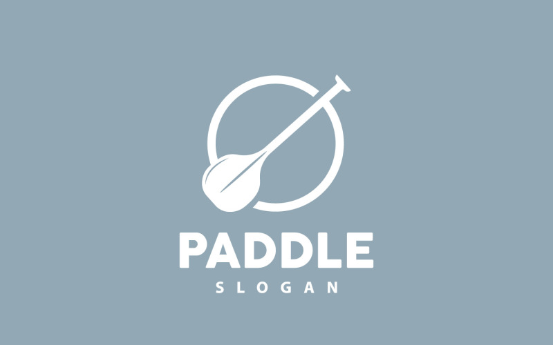 Paddle Logo Boat Design Vector Illustration DesignV22 Logo Template