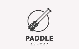 Paddle Logo Boat Design Vector Illustration DesignV24