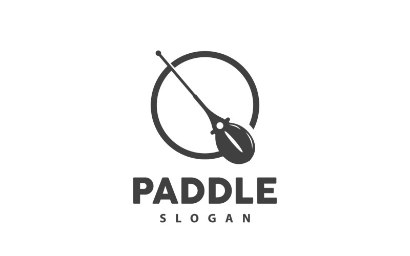 Paddle Logo Boat Design Vector Illustration DesignV27 Logo Template