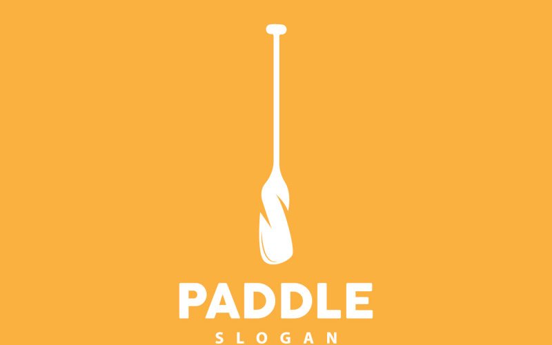 Paddle Logo Boat Design Vector Illustration DesignV7 Logo Template
