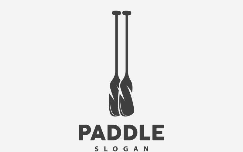 Paddle Logo Boat Design Vector Illustration DesignV9 Logo Template