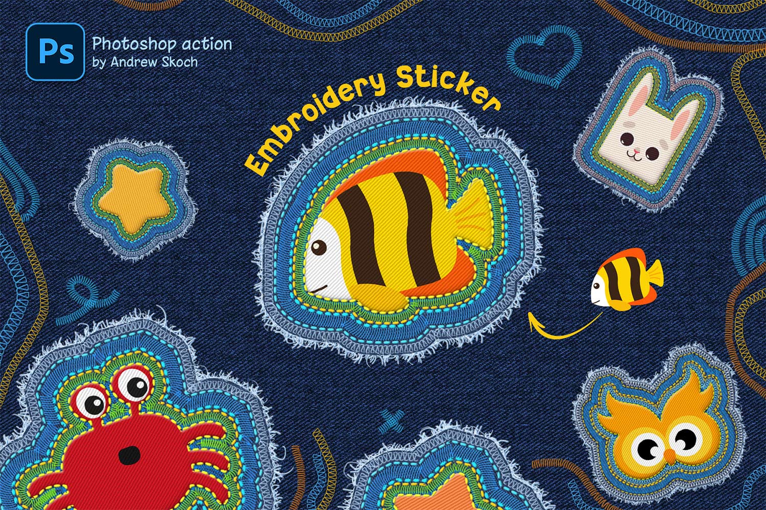 Kit Graphique #407044 Embroidery Sticker Divers Modles Web - Logo template Preview