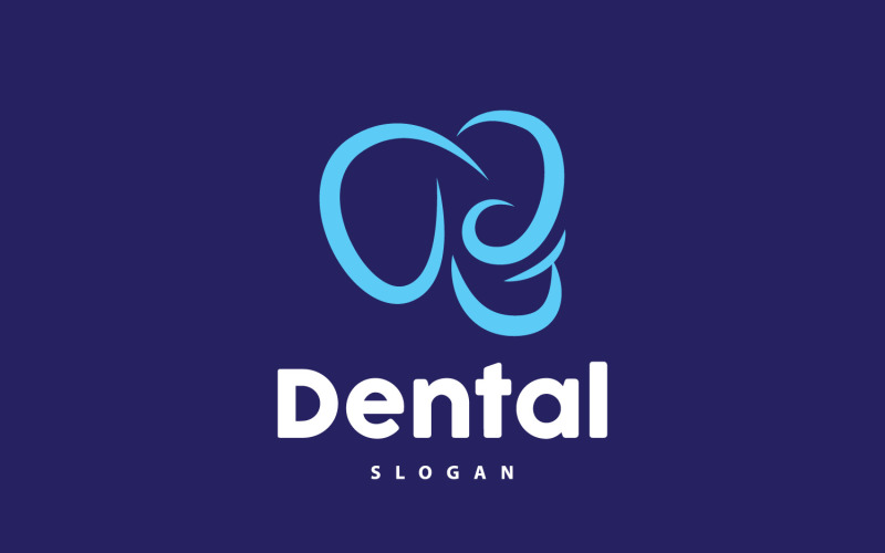 Tooth logo Dental Health Vector CareV21 Logo Template