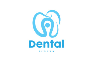 Tooth logo Dental Health Vector CareV22