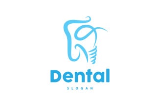 Tooth logo Dental Health Vector CareV23