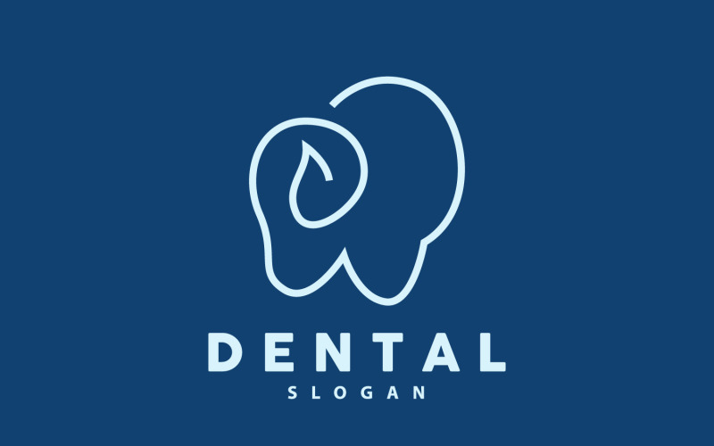 Tooth logo Dental Health Vector CareV4 Logo Template