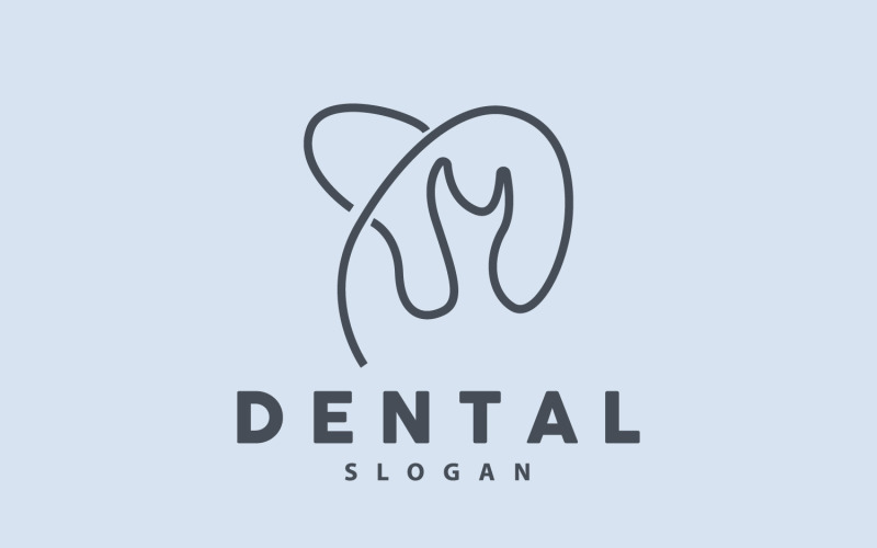 Tooth logo Dental Health Vector CareV6 Logo Template
