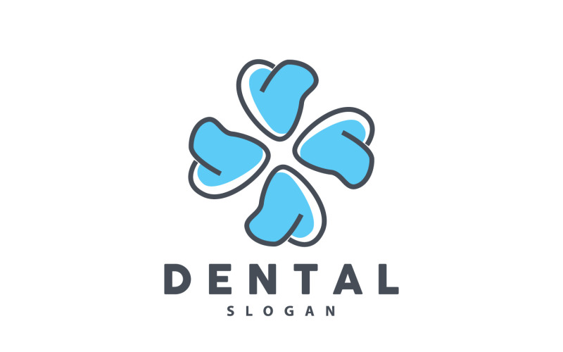 Tooth logo Dental Health Vector CareV7 Logo Template