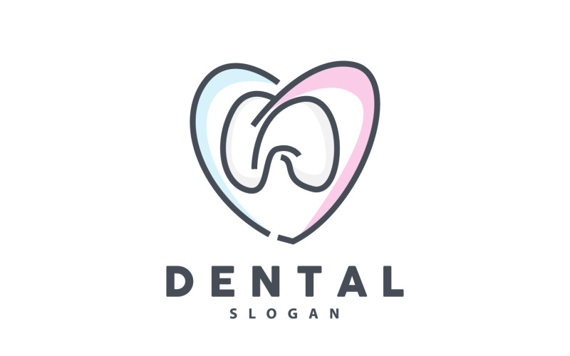 Tooth logo Dental Health Vector CareV9 Logo Template