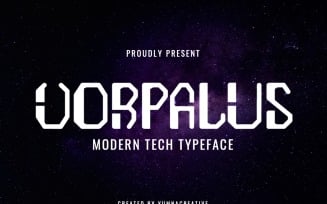 Vorpalus - Modern Tech Font