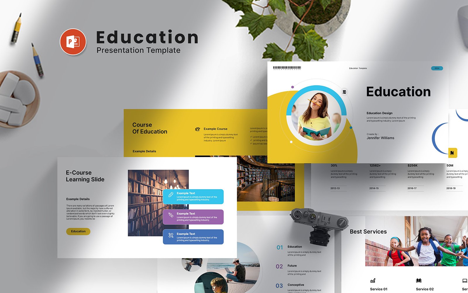 Kit Graphique #407238 Education Presentation Divers Modles Web - Logo template Preview