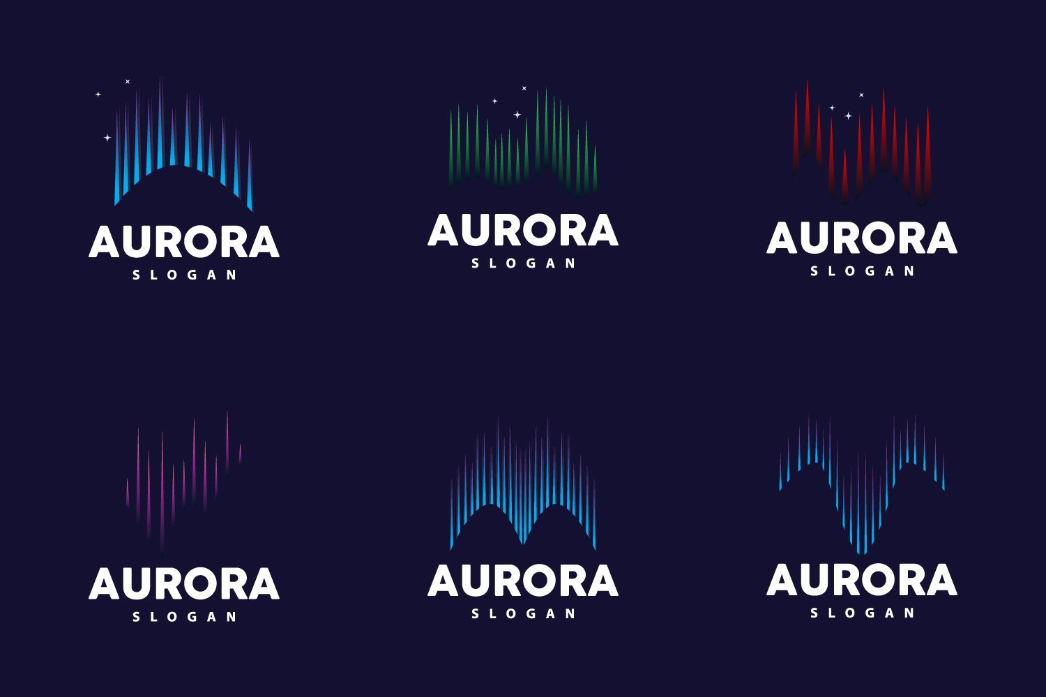 Kit Graphique #407240 Aurora Logo Divers Modles Web - Logo template Preview