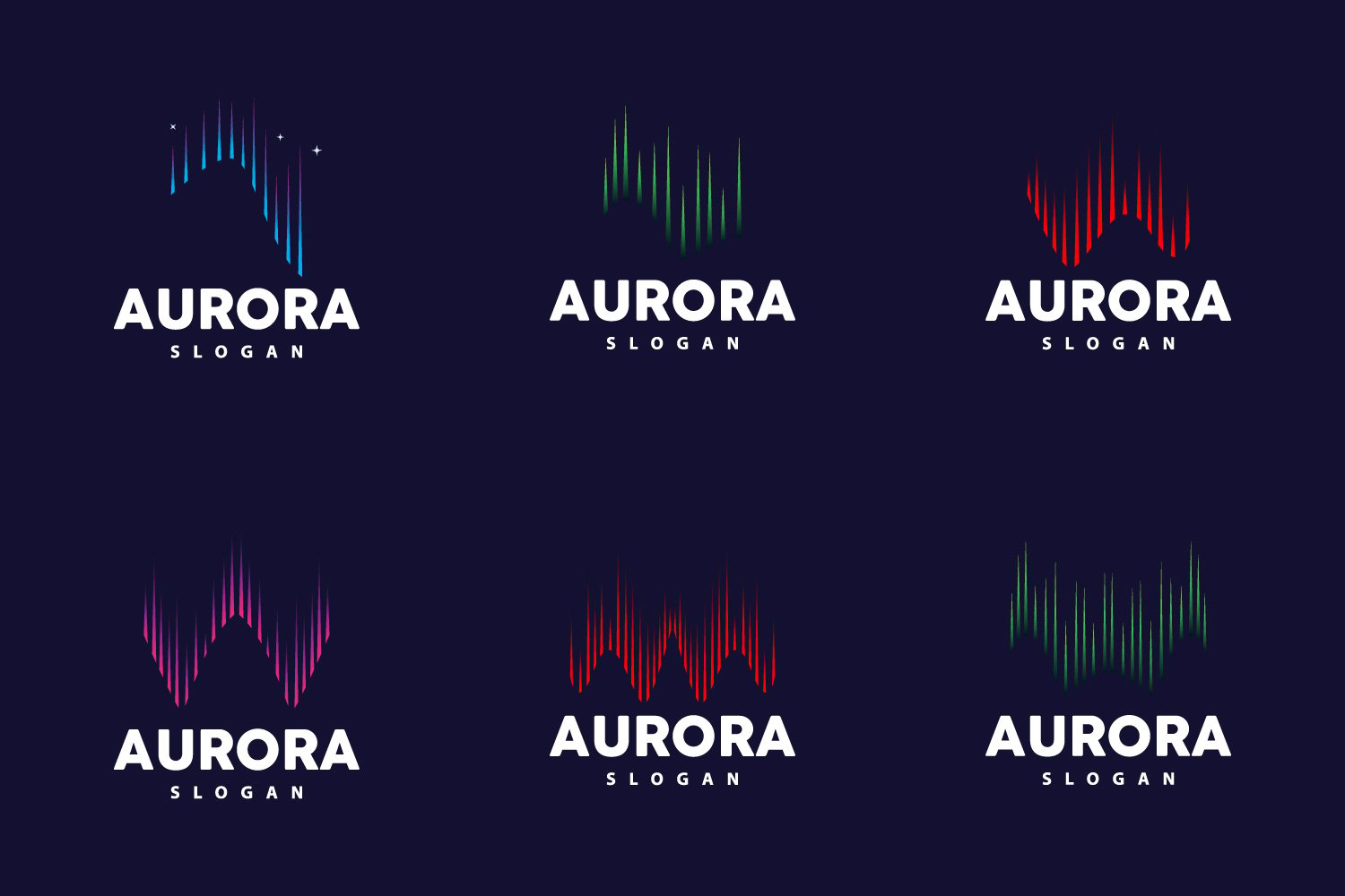 Kit Graphique #407241 Aurora Logo Divers Modles Web - Logo template Preview