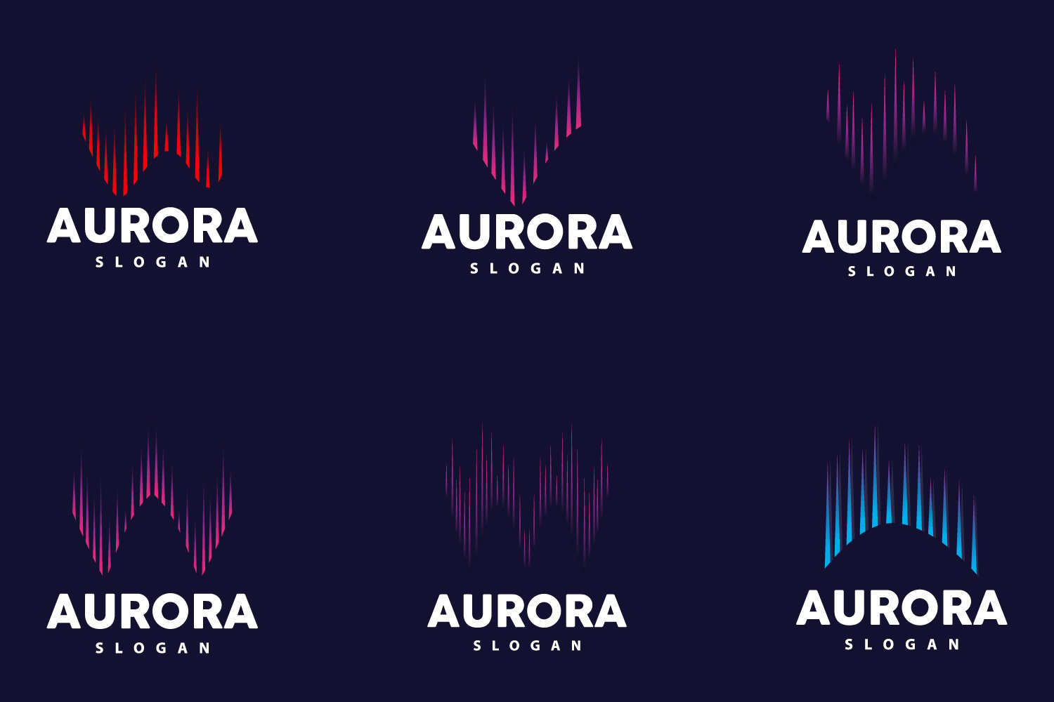 Kit Graphique #407242 Aurora Logo Divers Modles Web - Logo template Preview