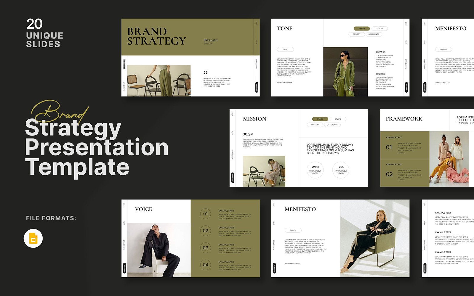 Template #407254 Strategy Presentation Webdesign Template - Logo template Preview