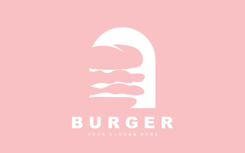 Burger Logo Fast Food Design HotV10 Logo Template