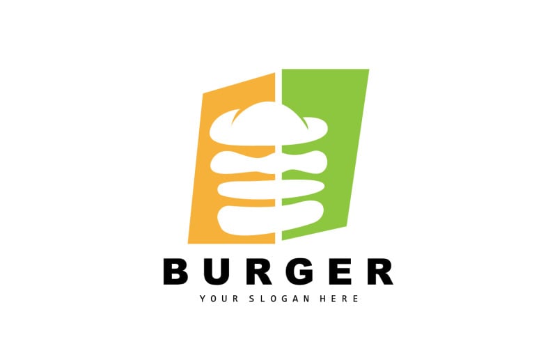 Burger Logo Fast Food Design HotV13 Logo Template